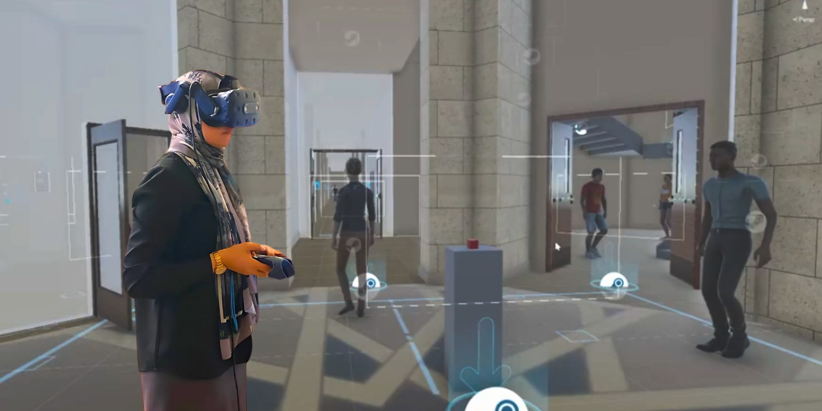 VR campus navigation research